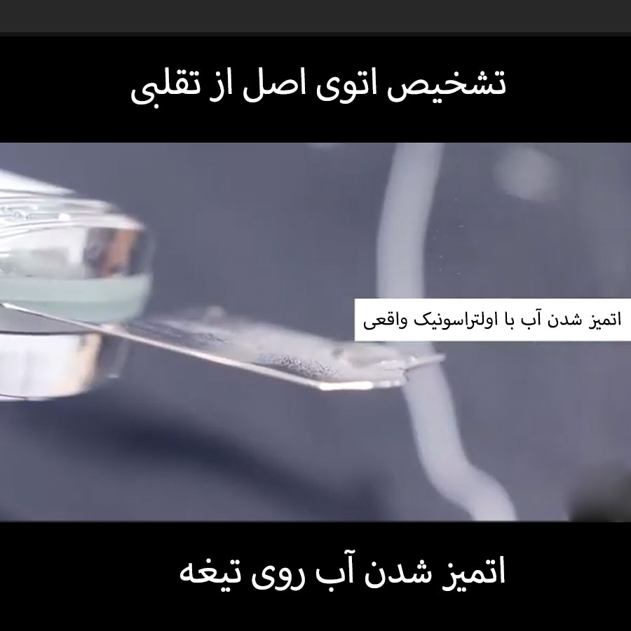 اتوی صورت اصل از تقلبی